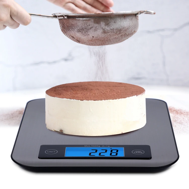 RTS 10 kg Digital kitchen scale with antifinger 304 stainless steel platform