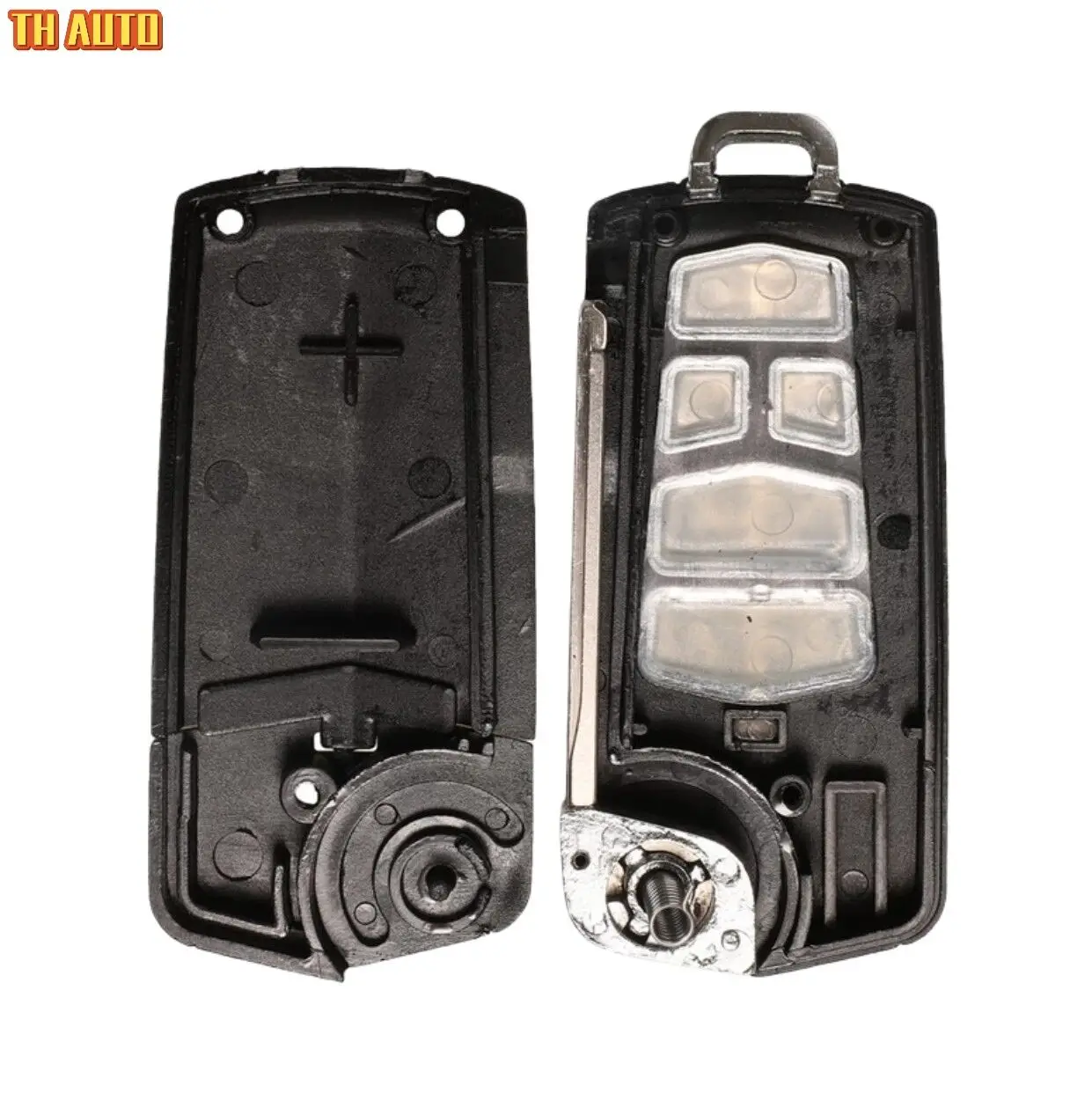 
With Logo Modified Flip Folding Key Case Cover For Hyundai Fit KIA Sedona Upgrade Remote 5 Button Fob Key Shell 