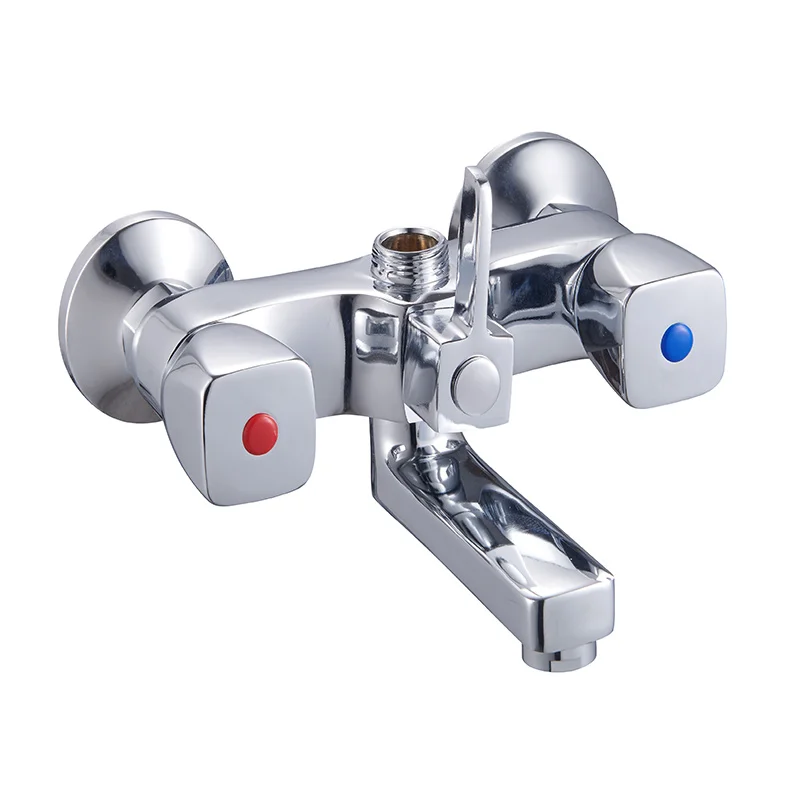 Shower Fixture Triple Function Wall Mounted Faucet System Set