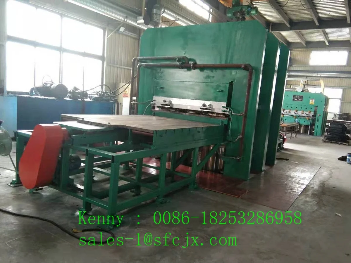 Automobile Rubber Mat Forming Machine / Car Mat Rubber Vulcanizing Press with Dependable Performance