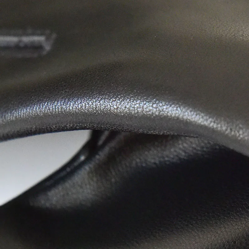 Factory Unisex Warm Real Leather Gloves Wool Lining Gloves for Women Men Elegant Winter Thick Gloves