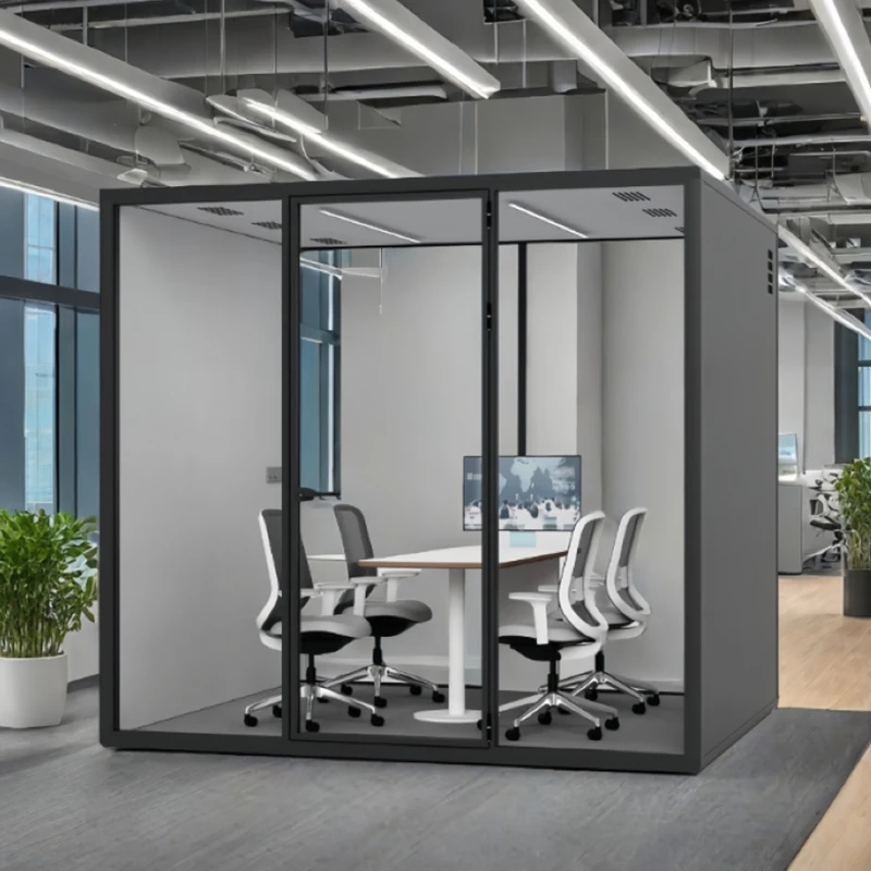 New Design Movable Meeting Pod Soundproof Office Phone Booth Working Pod For Hospital Garden School