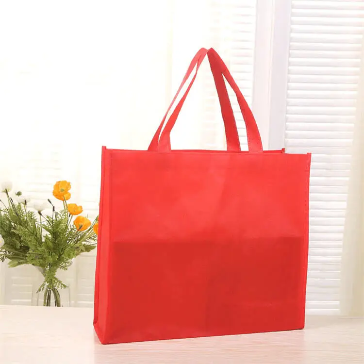 Christmas non woven bag laminated tote pp bags festival custom polypropylene non-woven laminate bags for shopping