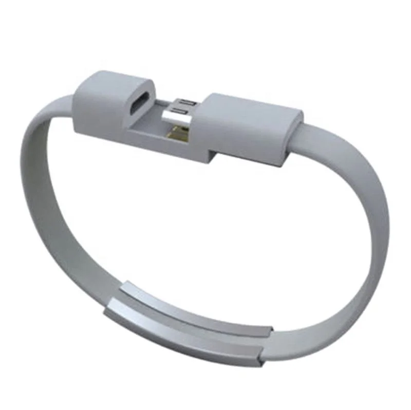 Портативный цветной мини 8-контактный браслет ручной USB-кабель для зарядки и передачи данных iPhone X 8 7plus