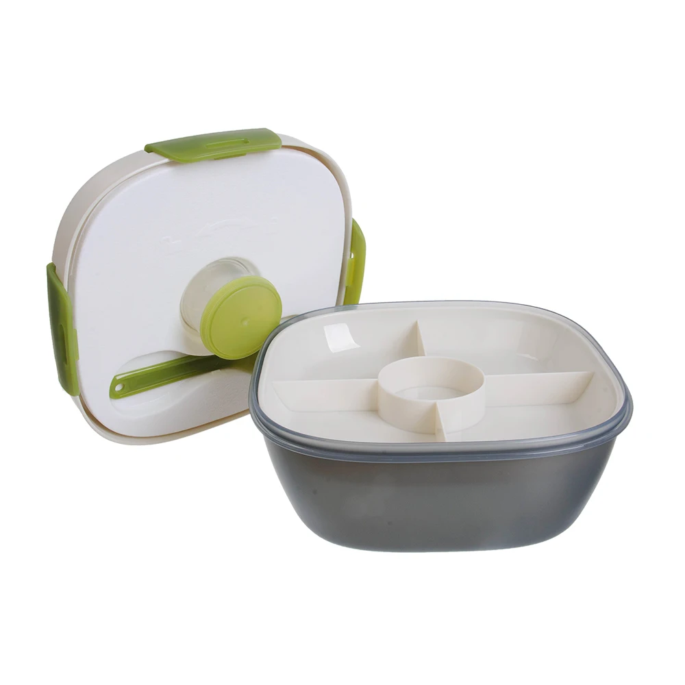Wholesale Meal Prep Containers Box Disposable Salad Bento Box Reusable Plastic Containers