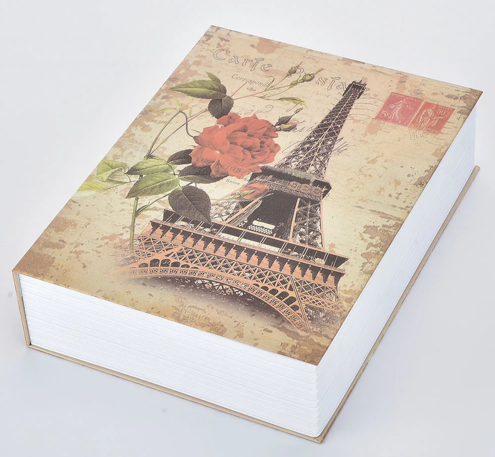 Dictionary Diversion Secret Hidden Book Style custom key type saving book money box with padlock