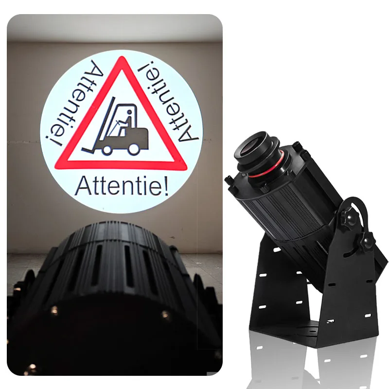 200W waterproof outdoor LED gobo projector warning line logo Projector KC CE Security caution light Gobo Advertising Light