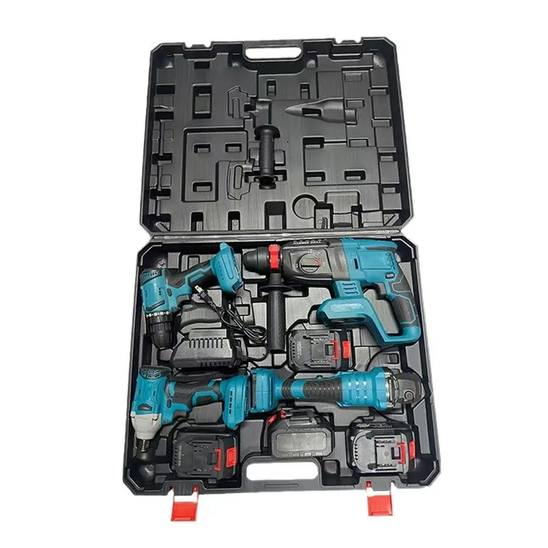 21v The Best Lithium Battery Cordless Electric Drill Power Drilling Machines Brushless battery tools combo set