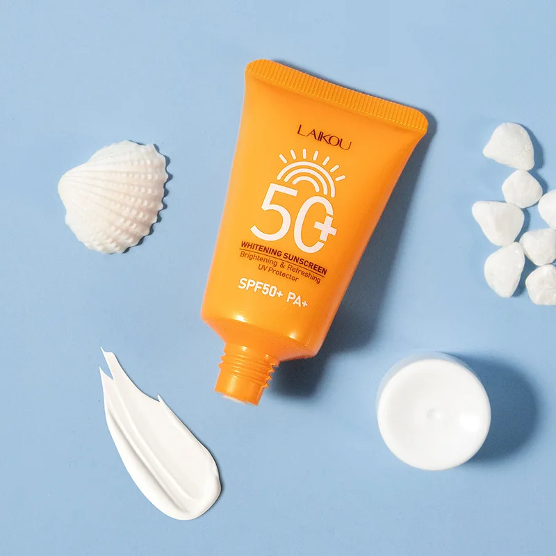 Whitening Sunscreen Brightening & Refreshing SPF50+ PA+ Sun Care Oil Control UV Protection Sunscreen Cream Sunblock Gel