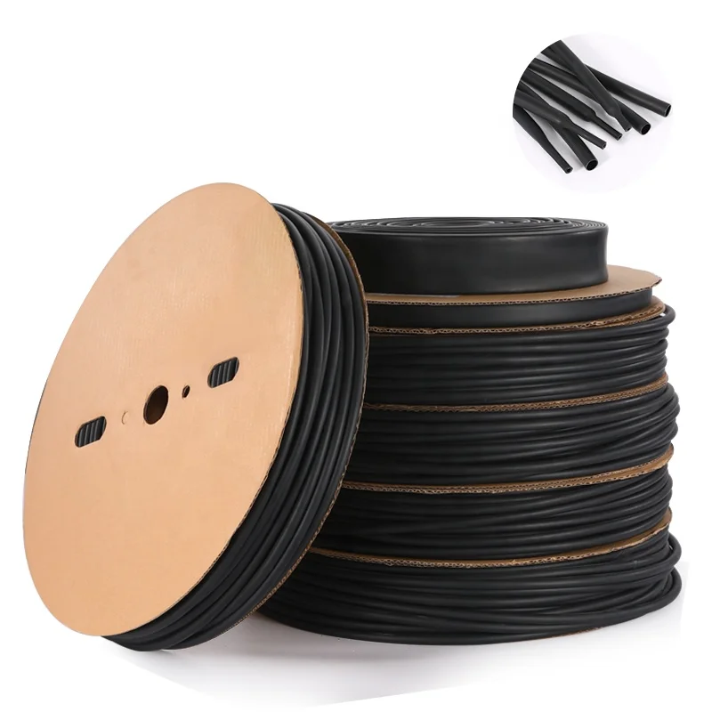 ZHBOZ 135 Degree Low Smoke 4x Dual Wall Glue Wear Resisting Waterproof Solvent Resistant Oil Resistant Heat Shrinkable Tube