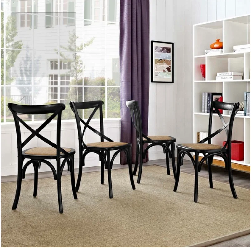 Лидер продаж, современный стул для отдыха в ресторане, дизайнерское винтажное обеденное кресло из массива дерева в античном стиле для ресторана