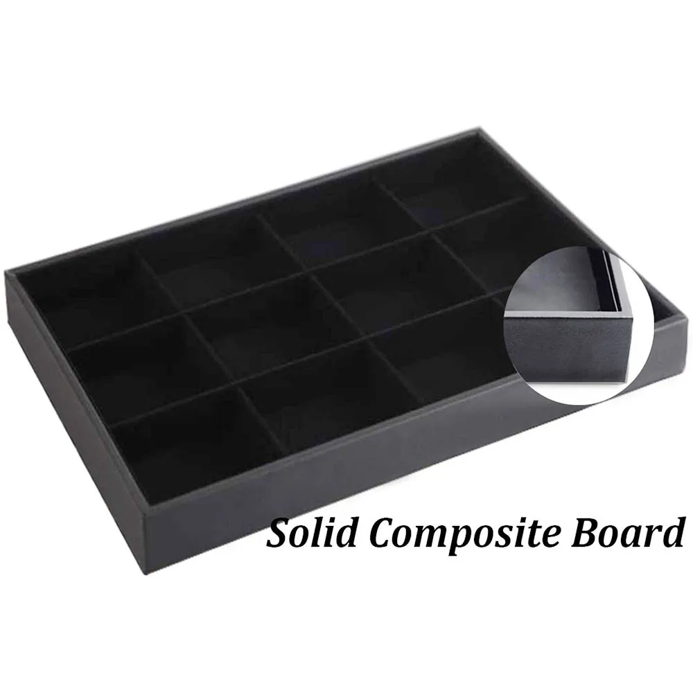 wholesale jewelry  trays for pendant presentation case collection compartment display divider drawer holders safe sorting
