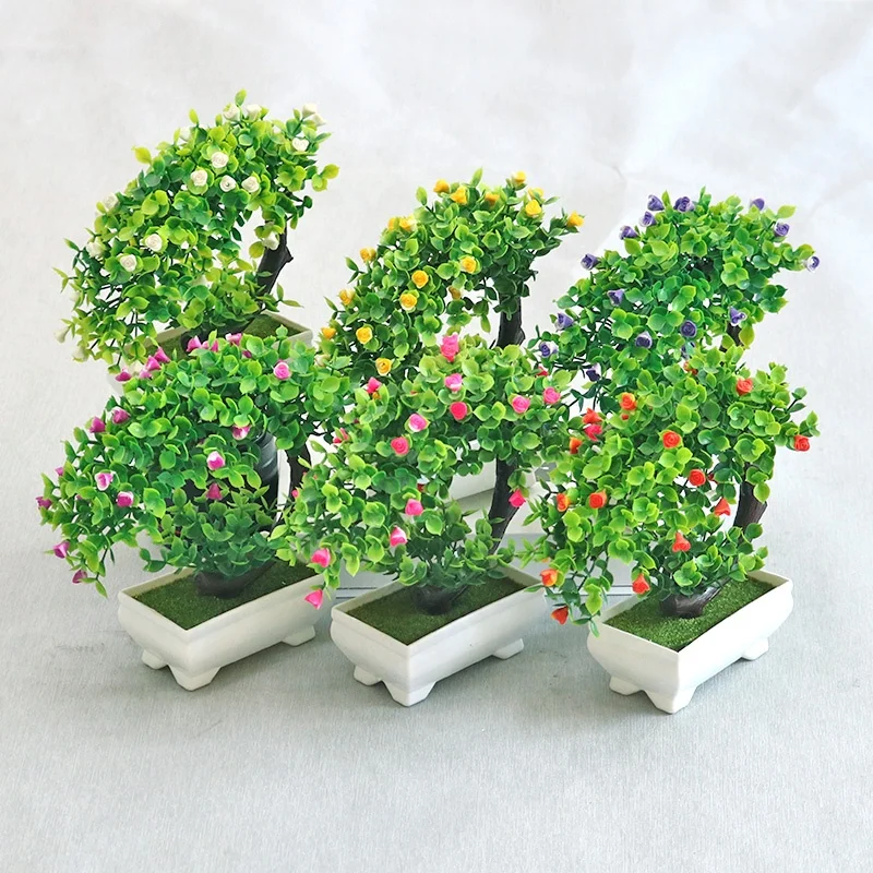 Nordic simulation plant floral potted ins indoor home decoration living room desk decoration artificial flower ideas