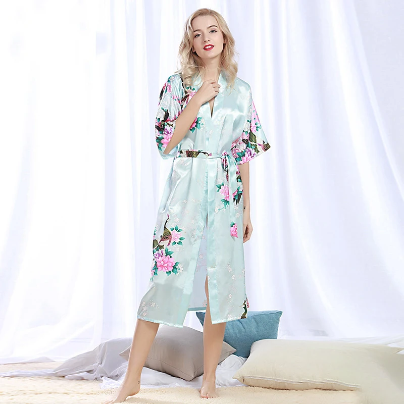 Sleepwear For Sexy Women Sexy New Arrival Custom Long Sleeve Ruffle Pink Nightgown For Silk Night Dress Pajama