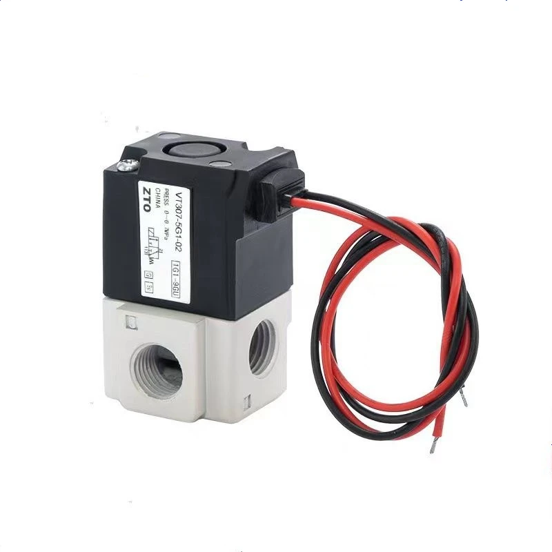 SMC Direct Operated Poppet Type Pneumatic Solenoid Valve VT307-5G1-DZ-01-02-N-F-Q