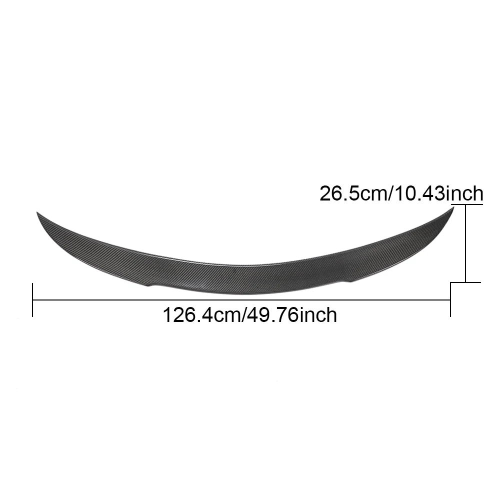 Fashion Body Upgrade Carbon Rear Spoiler For Mercedes-Benz W205 C43 C63 AMG 2015-2020