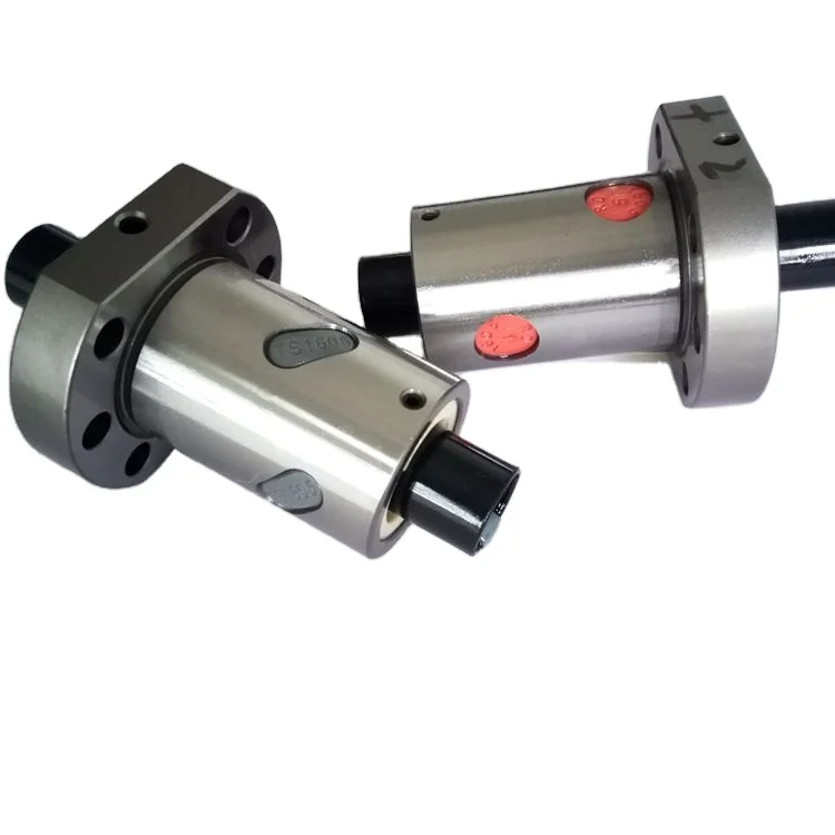 Right thread ball screw set xyz axis SCR1605 cnc machine motorized heavy duty linear ball screw