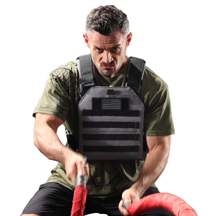 Breathable Weighted Vest Training Fitness Gym Vest Adjustable Weight Vest for Strength Training