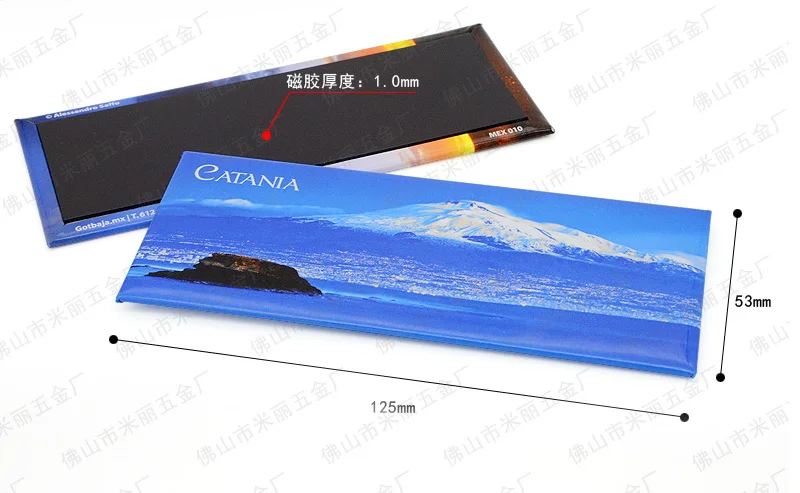 Best Price Free Sample Custom Logo Tinplate Fridge Magnet Refrigerator Sticker