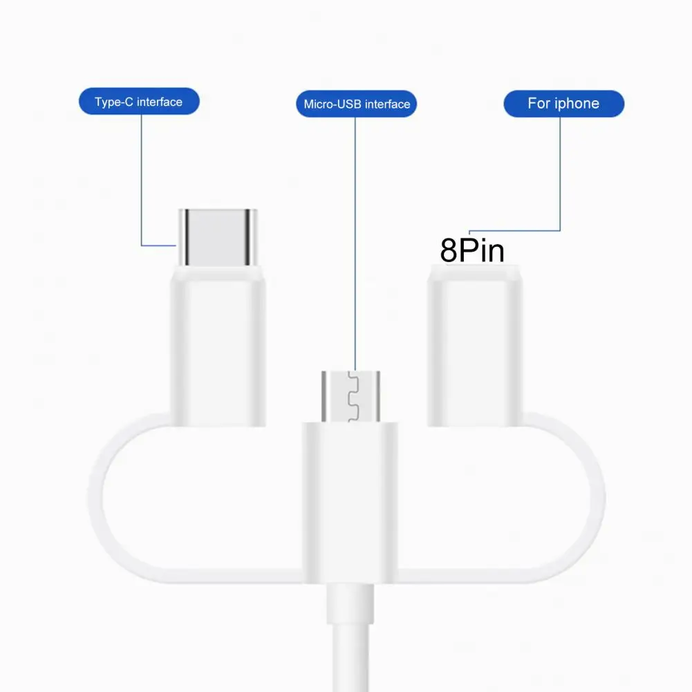 Card Reader Multifunctional High Speed 3-in-1 8Pin Type-C Micro USB 3.0 SD-Card TF OTG Card Reader Host Adapter for Mobile Phone