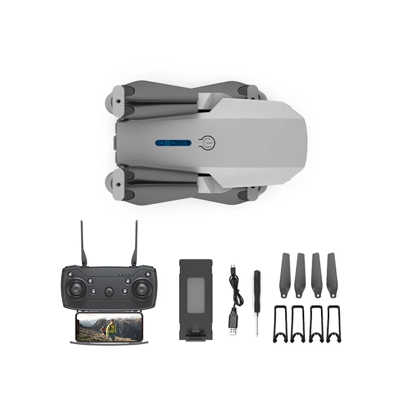 E88 PRO 4K HD Двойная камера Smart Follow Rc Профессиональный Дрон интеллектуальное позиционирование пульт дистанционного управления Дрон