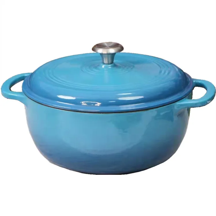 Enameled Cast Iron Dutch Oven Cooking Hot Pots To Keep Food Warm Enameled Dutch Ovens with lid