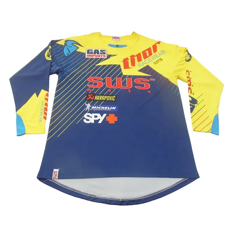 Motorcross jersey custom made in top quality and fast turnaround