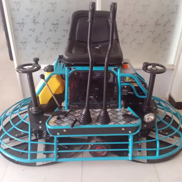 Gasoline Trowel Machine Driving Type Floor Large Area Concrete Smooth Finishing Machine Ride On Power Trowel