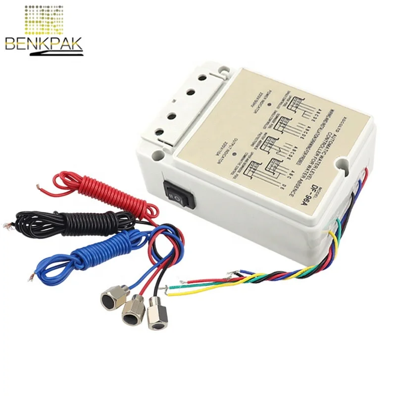DF-96A Cistern Automatic Liquid Switch protection automatic water level controller Pump Controller with three probes 10A 220v