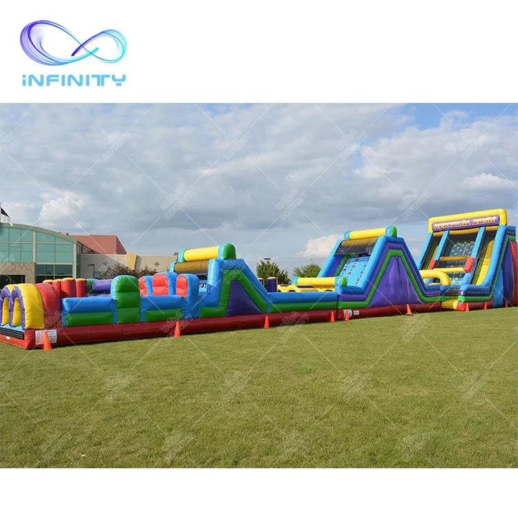 China Manufacturer Inflatable Rock Climb Obstacle Slide Obstacle Game Warrior Dash Inflatable Obstacle Course For Challenge Race
