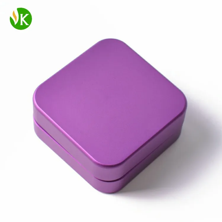 Custom size wholesale aluminum dry herb grinder KT-008HG-2 fast shipping factory price