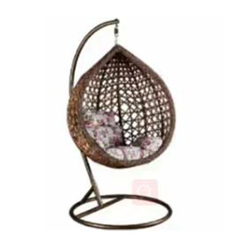 White Rattan Hammock Chair Wicker With Footrest Woven French Bistro Chairs Net Swing Stand Egg Hanging No Frame Enclosed