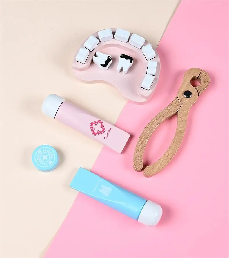 Акция, детские игрушки для ролевых врачей, набор деревянных обучающих игрушек для девочек