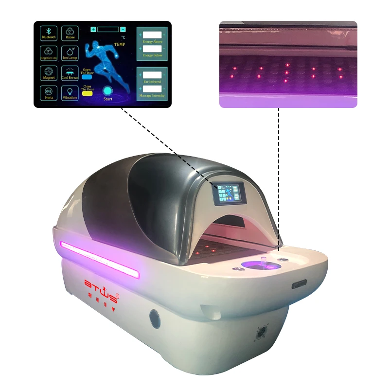 Guangyang Factory price Innovative sauna spa capsule ozone capsul with Energy-boosting