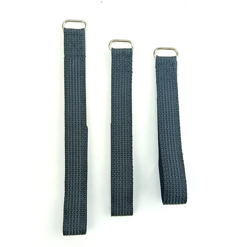 Adjustable metal buckle hook and loop Non-Slip Woven LIPO Strap