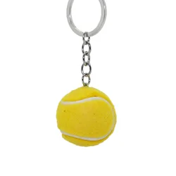 Mini Tennis Ball Keychain Key Cell Phone Ornament Tennis Souvenir