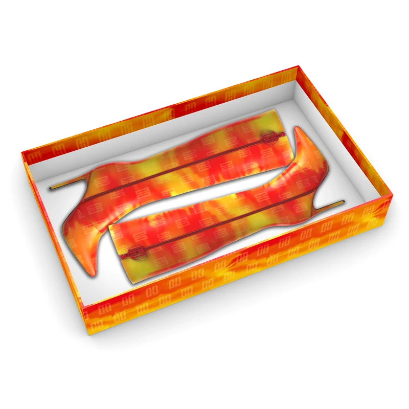 Фольга штамповка OEM брендов квадратная печать коробка для обуви Пользовательский логотип картонная бумага упаковка простые коробки для обуви