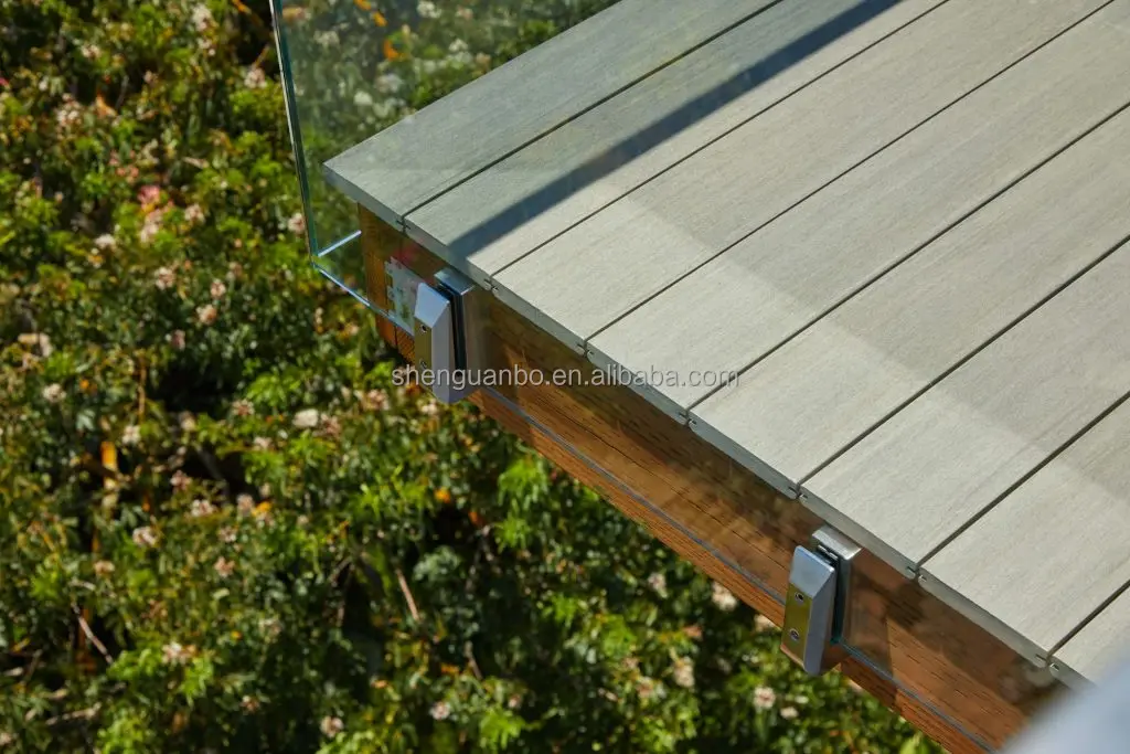 Stainless Steel 304 316 Balustrades Metal Frameless Glass Railing For porch and exterior decking Talon Spigots Glass Railing