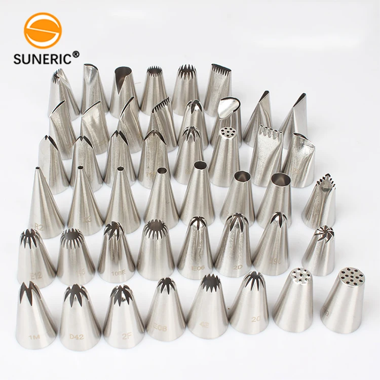 Wholesale DIY Cakes Decorating Tools Icing Nozzles Piping Tips for Pastry Baking Cupcake Decoration