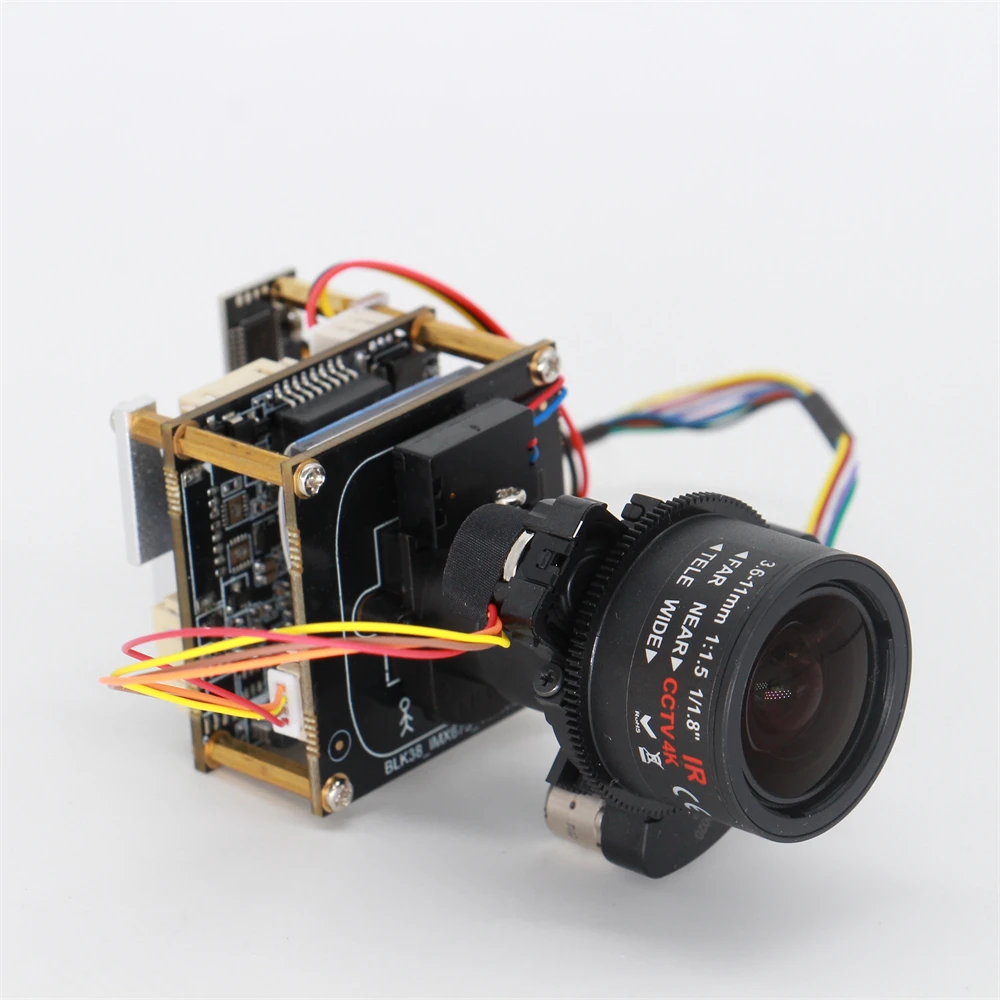 8MP 4K 60fps Starvis 2 Starlight IMX678+SD3403 3.6-11mm Motorized Zoom WIFI Camera Module SIP-K678U-3611