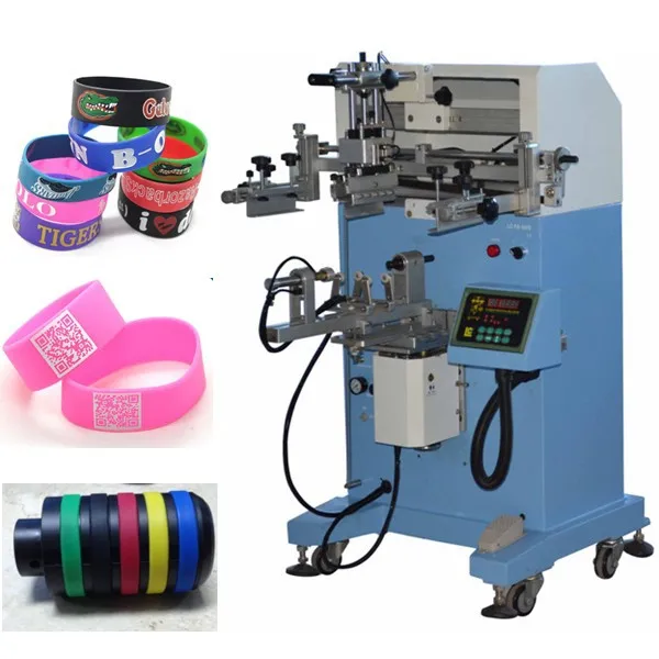 China Suppliers Spray Bottle Semi-Automatic Serigraphy Silk Screen Printing Machine For plastic bottle glass cup
