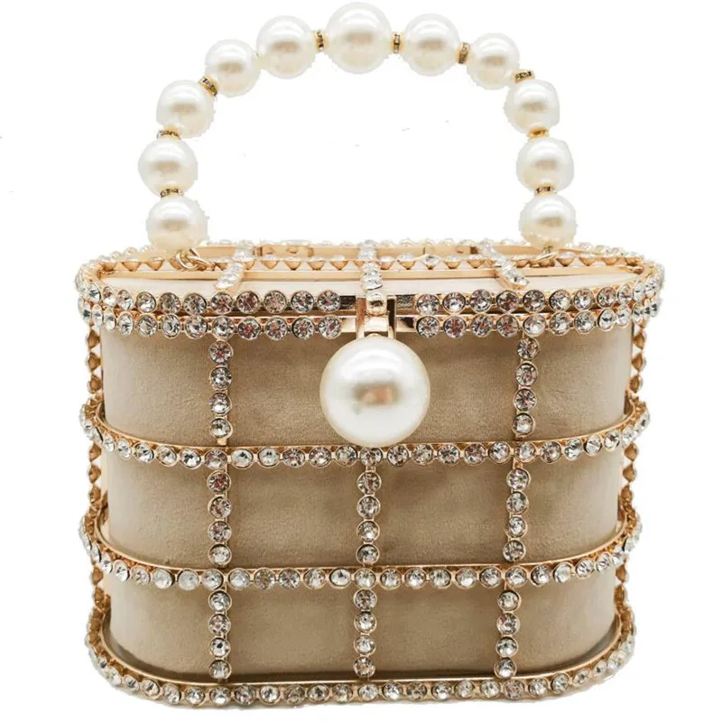 Женская Сумка-корзина с отделкой