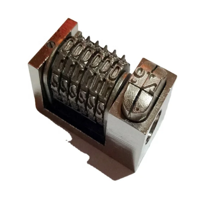 6-значный 7-значный типографская печатная машина, нумерационная машина плунжерного типа нумерационная машина