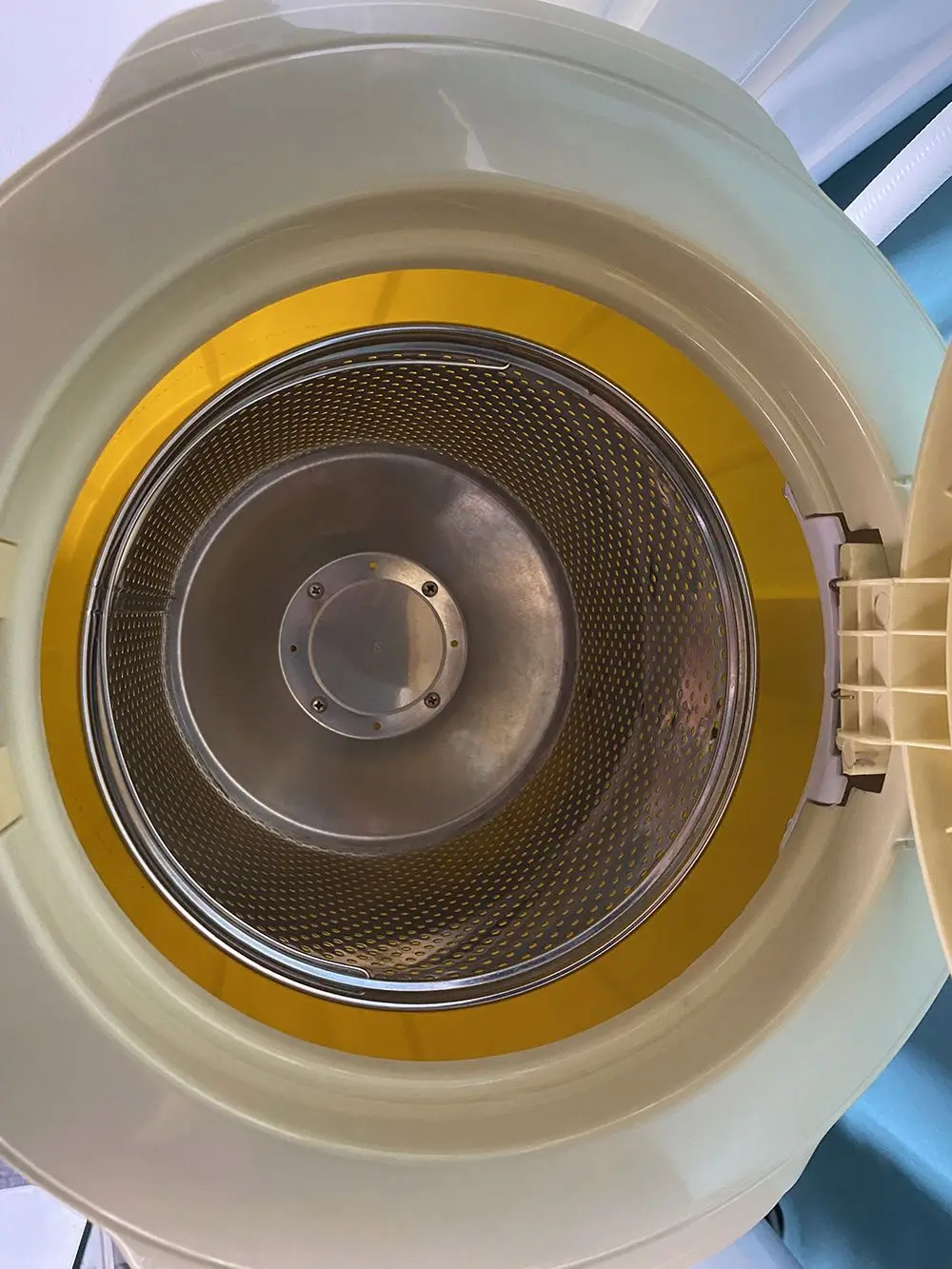 2KG Mini Transparent Clothes Water Extractor Stainless Steel Spin Dryer