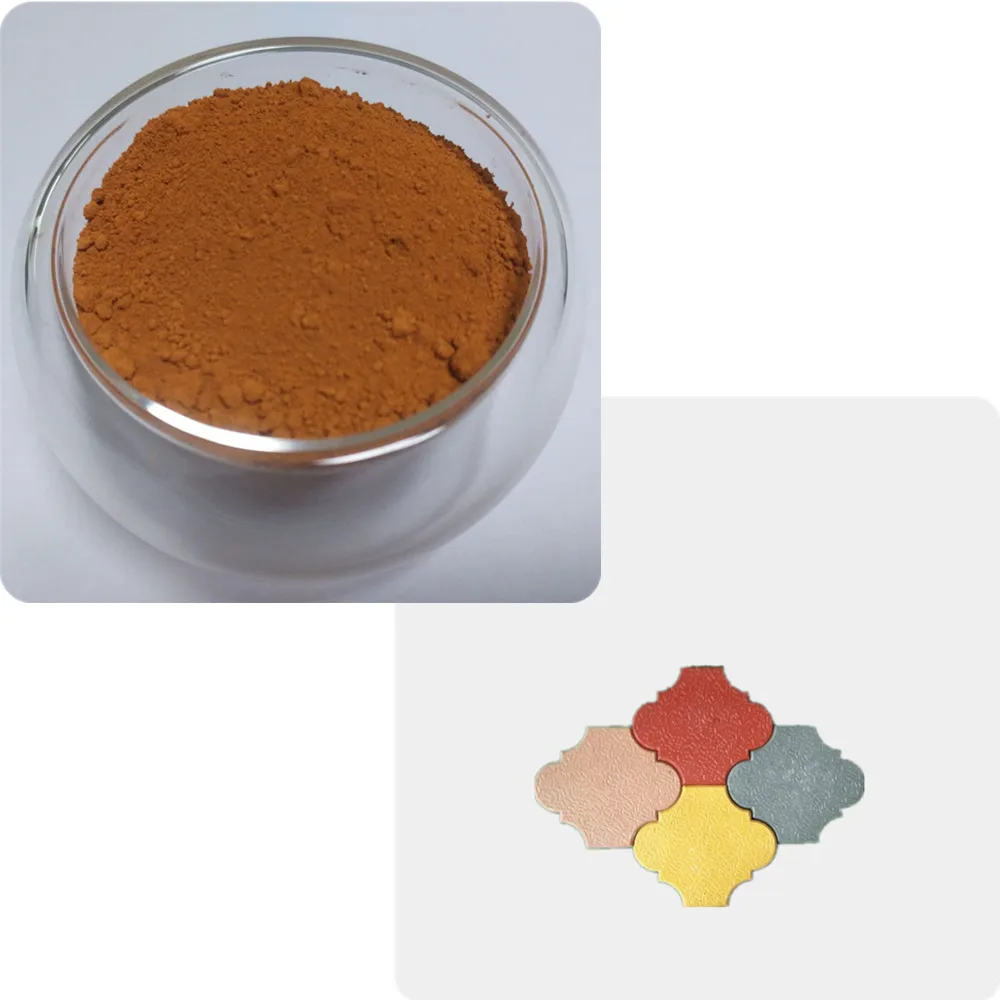Orange water paints iron oxide pigment for interlocking tiles block coating paint (60679267107)