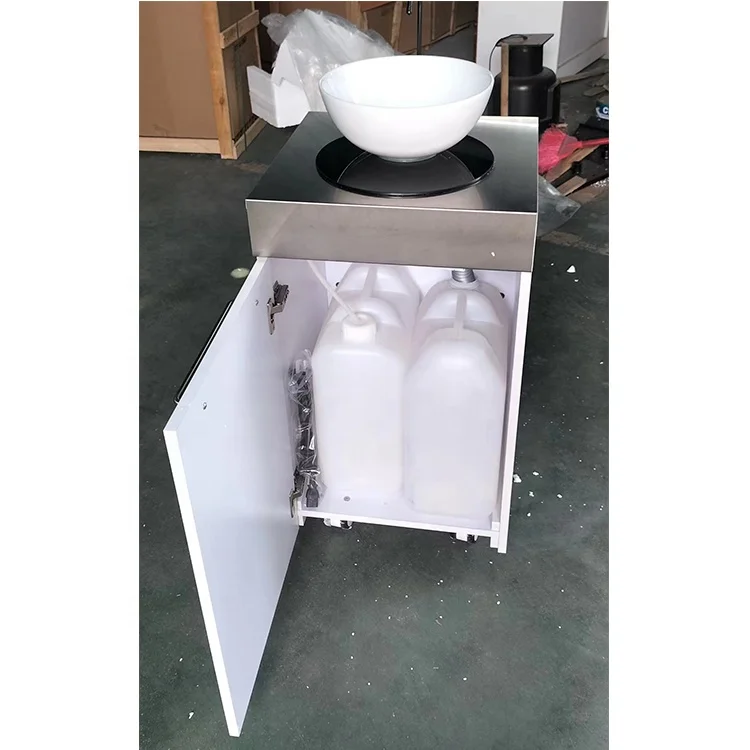 Siman color optional hand washing basin intelligent touch high quality long tap round basin with heating switch wholesale