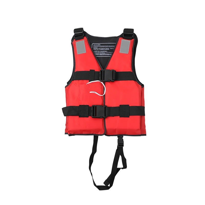 Red Orange Life Jacket Vest Adult Universal Marine Swim Float Jacket Life Vest