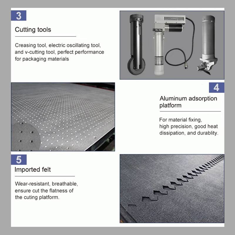 Good Price Painting Carbon Fiber Bike Frame Oscillating Knife Cnc Cutting Machine