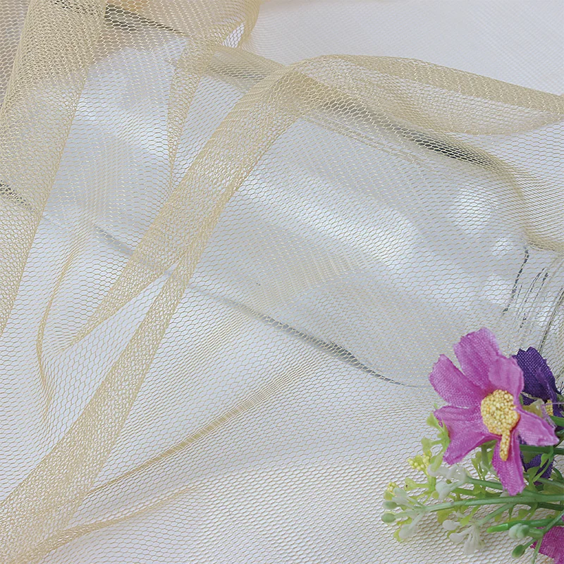 100% polyester Tulle Fabric tablecloth DIY mesh tulle net TUTU dress tulle mesh fabric for wedding