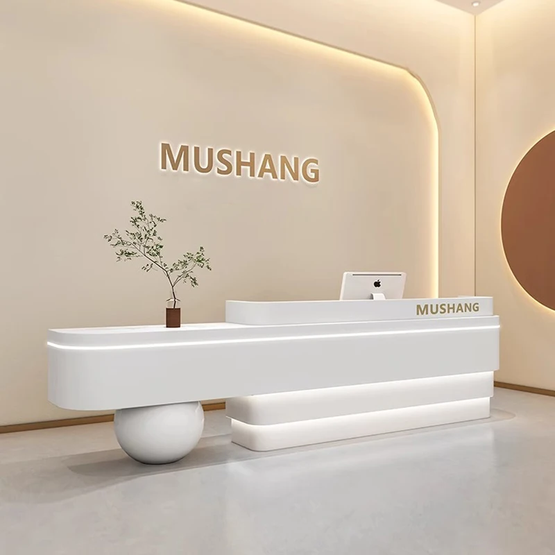 QT-51 escritorio офисная мебель набор столов scrivania rezeption современный ресепшн роскошный салон красоты